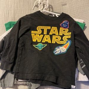 Bundle of toddler boys tops